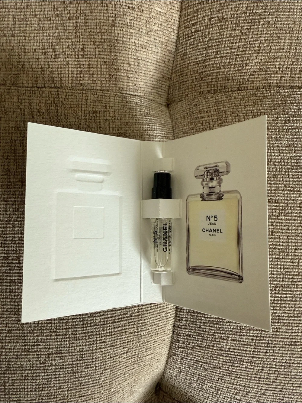Chanel Sample Card Set - 1957 and No.5